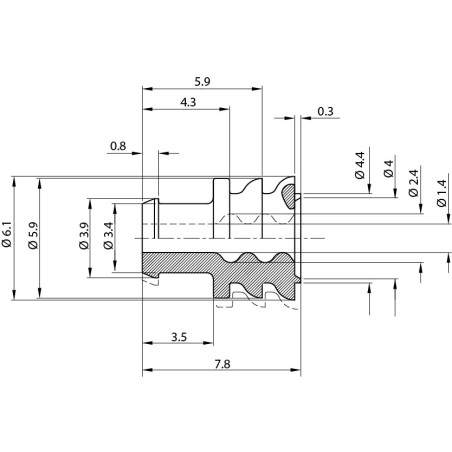 ΛΑΣΤΙΧΑΚΙ ΣΤΕΓΑΝΟΠΟΙΗΣΗΣ ΓΙΑ ΦΙΣΕΣ ΚΑΙ ΠΡΙΖΕΣ Superseal Connector   0.C192587