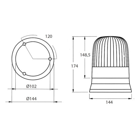 ΦΑΡΟΣ 24V H3 70W ΣΕΙΡΑΣ 430/24.05 DASTERI