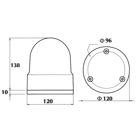 ΦΑΡΟΣ ΠΕΡΙΣΤΡΟΦΙΚΟΣ 12V ΣΕΙΡΑΣ 420 DASTERI