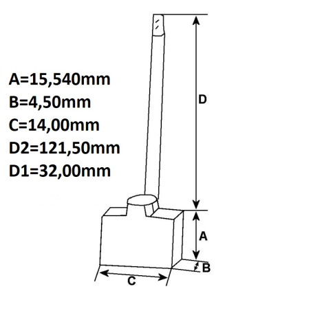ΚΑΡΒΟΥΝΑ ΜΙΖΑΣ 12V HITACHI S114-850 BY AS-PL