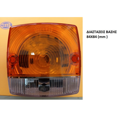 ΦΑΝΟΣ ΠΟΡΕΙΑΣ - ΦΛΑΣ ΕΜΠΡΟΣΘΙΟΣ  ΤΕΤΡΑΓΩΝΟΣ ΗΕLLA