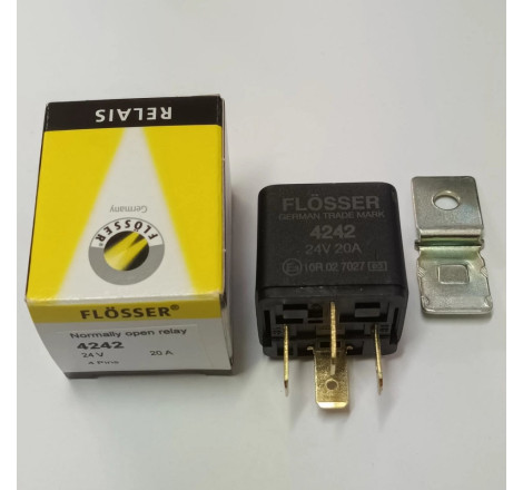 ΡΕΛΕ  24V 20A 4pin  FLOSSER