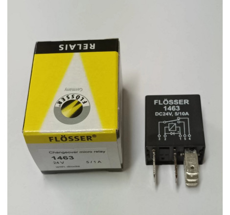 ΡΕΛΕ  24V 5/10Α ΜΕ ΔΙΟΔΟ...