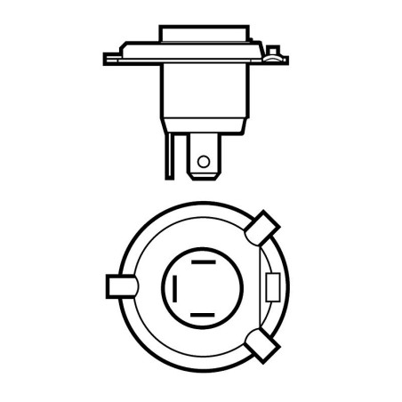 ΛΑΜΠΑ 12V 60/55W P43t +130% FLOSSER