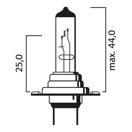 ΛΑΜΠΑ H7 12V 55W PX26d FLOSSER