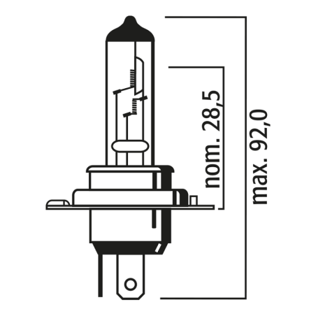 ΛΑΜΠΑ 24V H4 100/90W P43t FLOSSER
