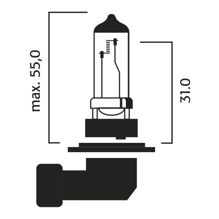 ΛΑΜΠΑ   HB4  12V 51W P22d FLOSSER