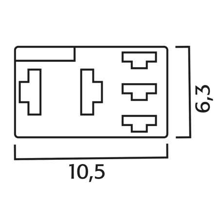 ΒΑΣΗ ΡΕΛΕ ΜΙΝΙ 5PIN FLOSSER GERMANY 112305