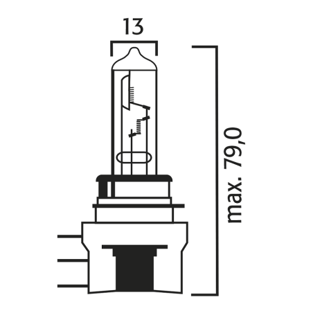 ΛΑΜΠΑ H15 12V 15/55W FLOSSER GERMANY