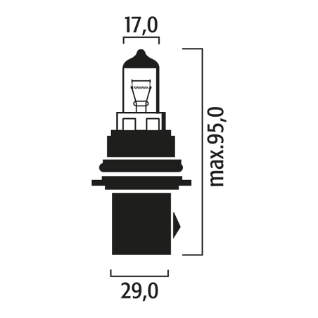 ΛΑΜΠΑ  HB1 12V 65/45W P29t FLOSSER