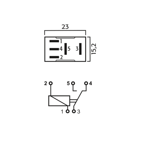 ΡΕΛΕ ΜΙΝΙ 12V 15/25A FLOSSER