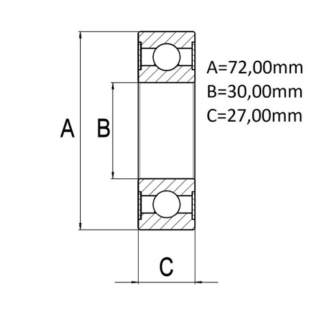 ΡΟΥΛΕΜΑΝ ALTERNATOR  BOSCH  62306-2RS1 SKF