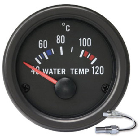 OΡΓΑΝΟ ΘΕΡΜΟΚΡΑΣΙΑΣ & ΒΑΛΒΙΔΑ 12V 40°C - 120°C AUTOGAUGE