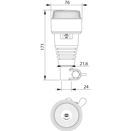 ΦΑΡΟΣ XENON ΠΡΑΣΙΝΟΣ 10V-100V ΓΙΑ KONTAΡΑΚΙ ΗΛΕΚΤΡΟΝΙΚΟΣ