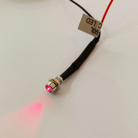 ΕΝΔΕΙΚΤΙΚΟ  LED  ΚΟΚΚΙΝΟ ΜΙΝΙ 12V ΑΔΙΑΒΡΟΧΟ 51450