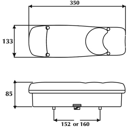 ΟΠΙΣΘΙΟΣ ΦΑΝΟΣ ΑΡΙΣΤΕΡΟΣ ΜΕ ΦΩΣ ΠΙΝΑΚΙΔΑΣ  DASTERI
