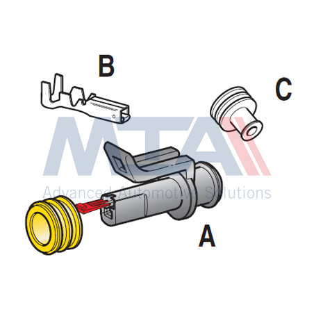 ΚΙΤ ΦΙΣΑΣ ΜΟΝΟΠΟΛΙΚΗΣ ΑΡΣΕΝΙΚΗ ΚΟΜΠΛΕ Superseal Connector 3050124