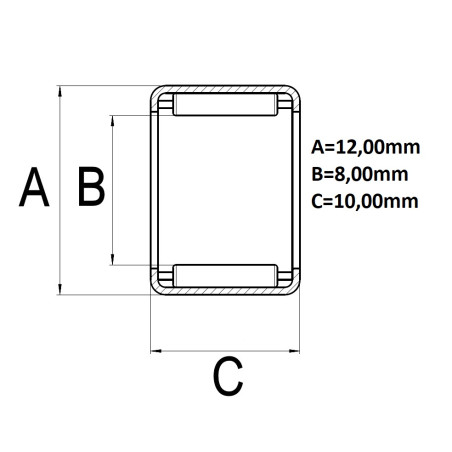 ΡΟΥΛΕΜΑΝ ΜΙΖΑΣ MITSUBA  ABE9080INA BY INA