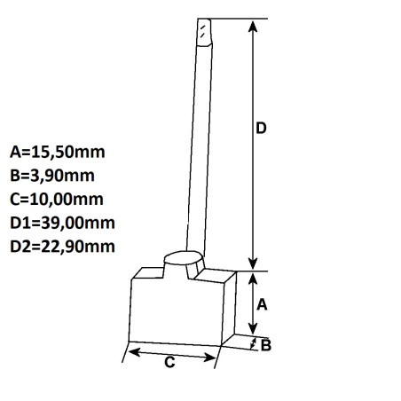 ΚΑΡΒΟΥΝΑ ΜΙΖΑΣ D6G32 , D6G33 , D6GS14 AS-PL