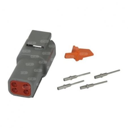 ΚΙΤ ΠΡΙΖΑΣ Deutsch 4ΠΟΛΙΚΗΣ.DTM04-4P Connector  0,2-0,5mm² USA