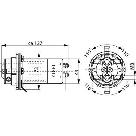ΑΝΤΛΙΑ Gasoline/diesel 12V  13312 HARDI