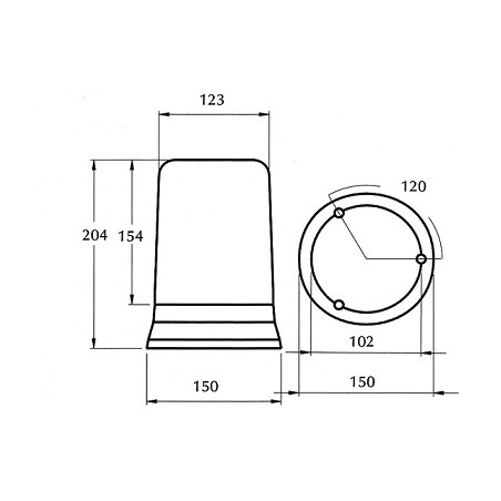 ΦΑΡΟΣ ΠΕΡΙΣΤΡΟΦΙΚΟΣ 24V DASTERI