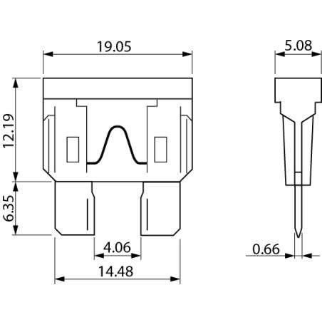 ΑΣΦΑΛΕΙΑ  ΔΙΧΑΛΟ ΝΕΟΥ ΤΥΠΟΥ 25A FLOSSER
