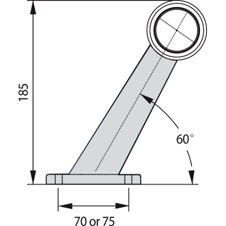 ΦΑΝΟΣ ΟΓΚΟΥ ΓΩΝΙΑΣ DASTERI SYSTEMS  05.613.067