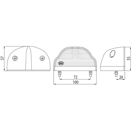 ΦΑΝΟΣ ΠΙΝΑΚΙΔΑΣ  DASTERI  05.8060/43A