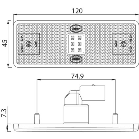 ΦΑΝΟΣ ΟΓΚΟΥ LED ATEGO DASTERI