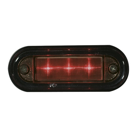 ΦΑΝΟΣ ΟΓΚΟΥ 3LEDs 12V-24V ΚΟΚΚΙΝΟΣ DASTERI