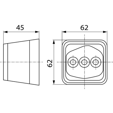 ΦΑΝΟΣ ΟΓΚΟΥ ΛΕΥΚΟΣ  HELLA 171171