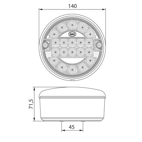 ΦΑΝΟΣ ΣΤΟΠ ΠΟΡΕΙΑΣ 9 - 33V  LED  DASTERI