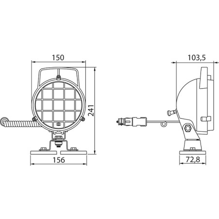 ΦΑΝΑΡΙ ΕΡΓΑΣΙΑΣ ΜΑΓΝΗΤΙΚΟ DASTERI