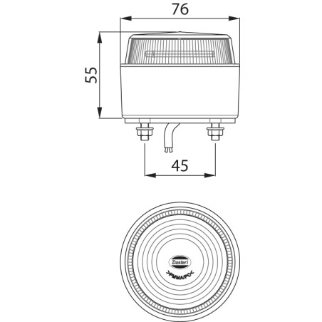 ΦΑΡΟΣ LED 10V - 30V DASTERI