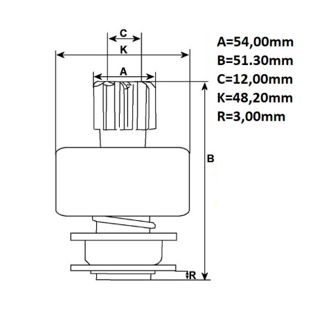 ΓΡΑΝΑΖΙ ΜΙΖΑΣ FORD 95FB11000..BY CARGO