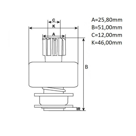 ΓΡΑΝΑΖΙ ΜΙΖΑΣ D6RA... VALEO CARGO