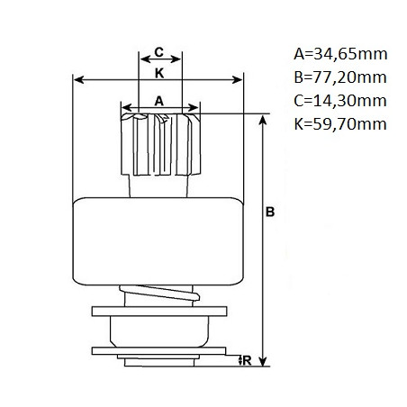 ΓΡΑΝΑΖΙ ΜΙΖΑΣ MARELLI MT72AB