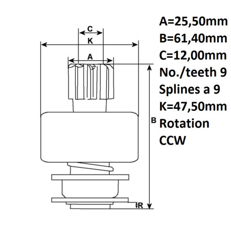 ΓΡΑΝΑΖΙ ΜΙΖΑΣ D6RA75 MOTO BMW BY AS ITALY