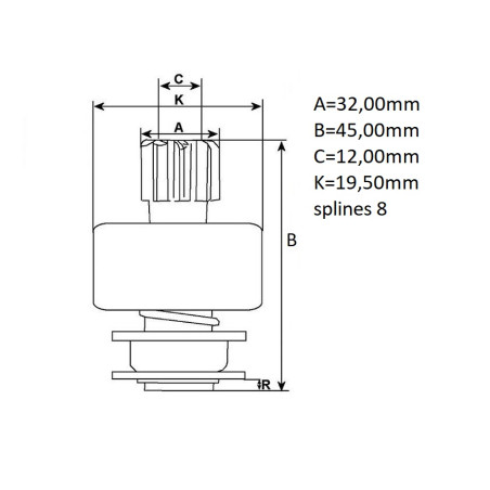 ΓΡΑΝΑΖΙ ΜΙΖΑΣ AVENSIS TS24E30 BY AS-PL