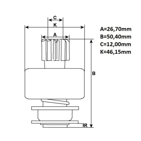 ΓΡΑΝΑΖΙ ΜΙΖΑΣ 0001113010  BOSCH