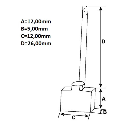 ΚΑΡΒΟΥΝΑ ΜΙΖΑΣ  0001106024 BOSCH BY CARGO