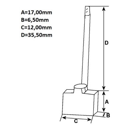 ΚΑΡΒΟΥΝΟ ΜΙΖΑΣ M008T80071 24V CANTER MITSUBISHI