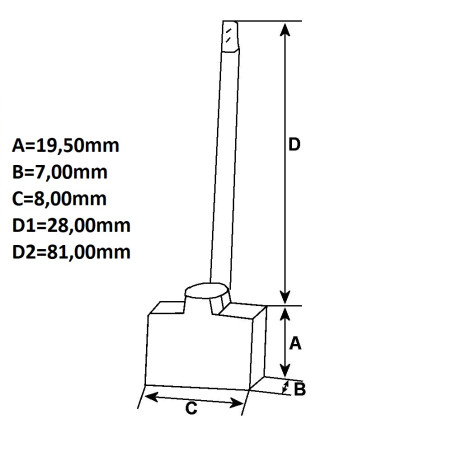 ΚΑΡΒΟΥΝΑ ΜΙΖΑΣ D80F MAGNETI MARELLI 12V BY CARGO